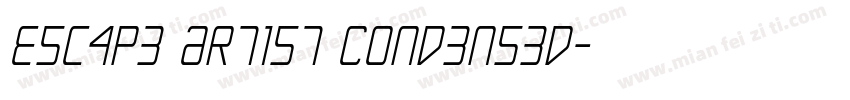 Escape Artist Condensed字体转换